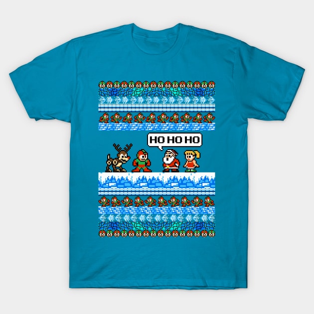 Mega Ugly Christmas Sweater T-Shirt by 8-BitHero